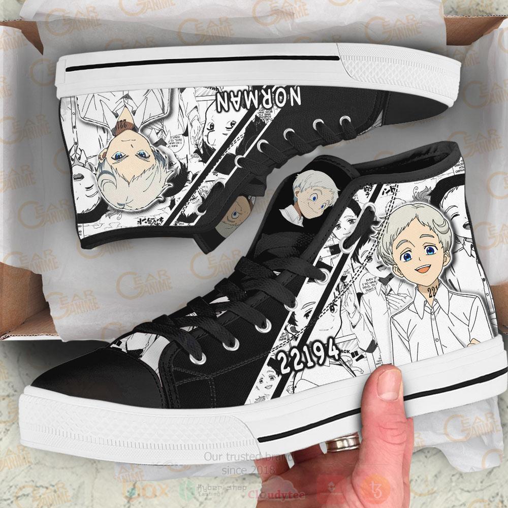 Anime_The_Promised_Neverland_Norman_High_Top_Canvas_Shoes_1
