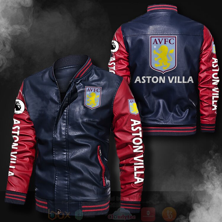 Aston_Villa_F.C_Bomber_Leather_Jacket
