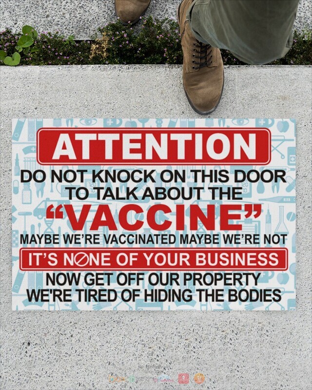 Attention_Do_Not_Knock_on_the_door_to_talk_about_vaccine_doormat