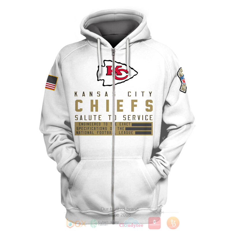 BEST_NFL_Personalized_Kansas_City_Chiefs_Salute_To_Service_White_Custom_3D_Hoodie_Shirt_1
