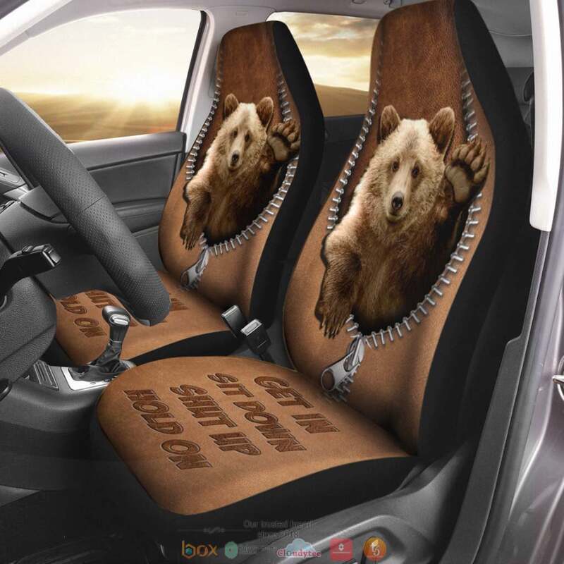 Bear_Get_In_Sit_Down_Shut_Up_Hold_On_Car_Seat_cover