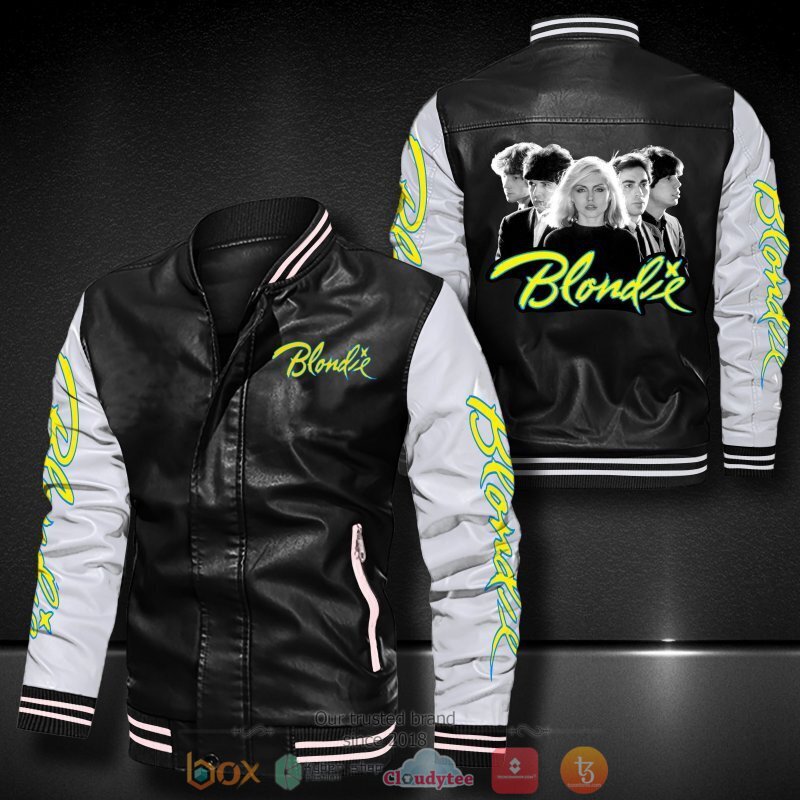 Blondie_Band_Bomber_leather_jacket