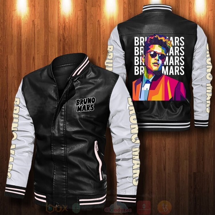 Bruno_Mars_Songs_Bomber_Leather_Jacket