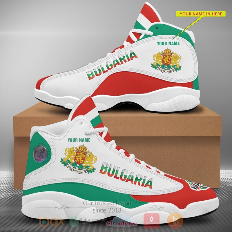 Bulgaria_Personalized_White_Air_Jordan_13_Shoes_1