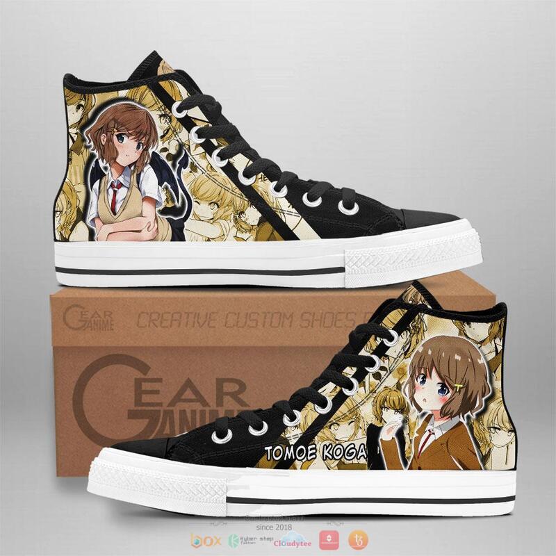 Bunny_Girl_Senpai_Tomoe_Koga_canvas_high_top_shoes