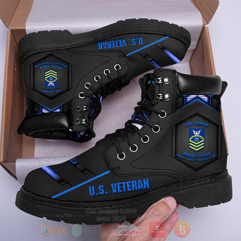 CG_Veteran_Proudly_Served_Honor_Respect_Devotion_To_Duty_Personalized_Timberland_Boots