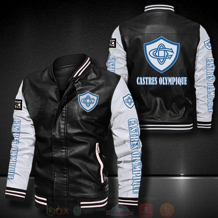 Castres_Olympique_Bomber_Leather_Jacket