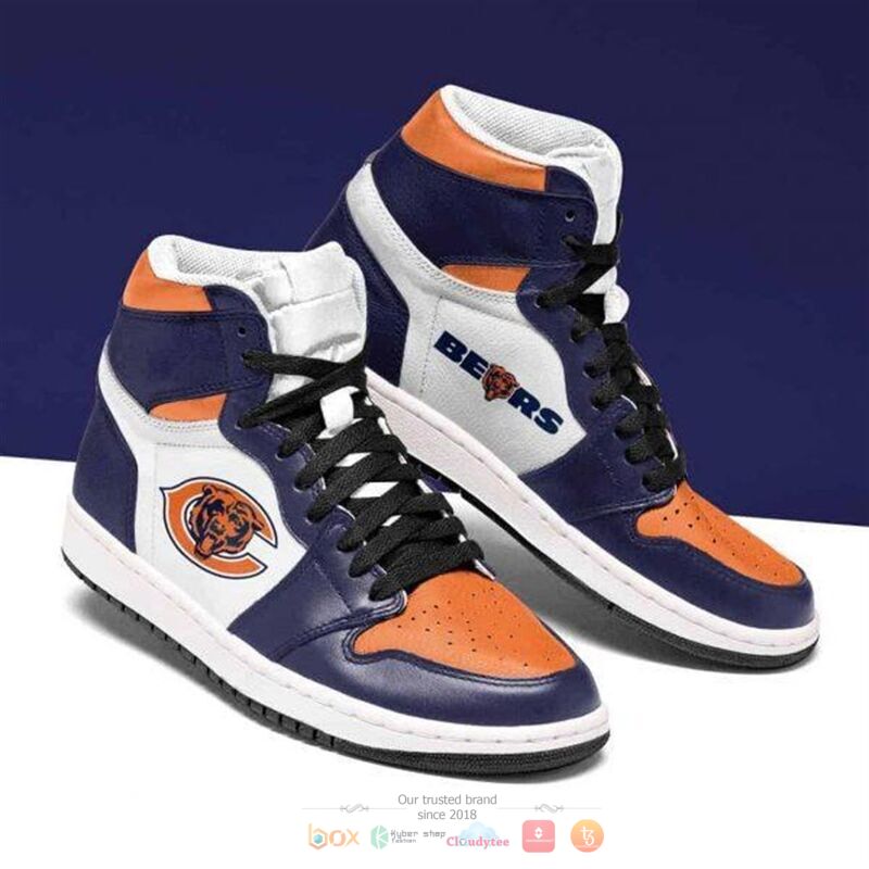 Chicago_Bears_NFL_Air_Jordan_High_Top_Shoes