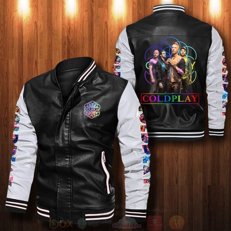 Coldplay_Songs_Bomber_Leather_Jacket