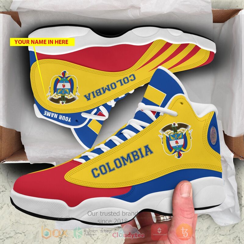 Colombia_Personalized_Air_Jordan_13_Shoes