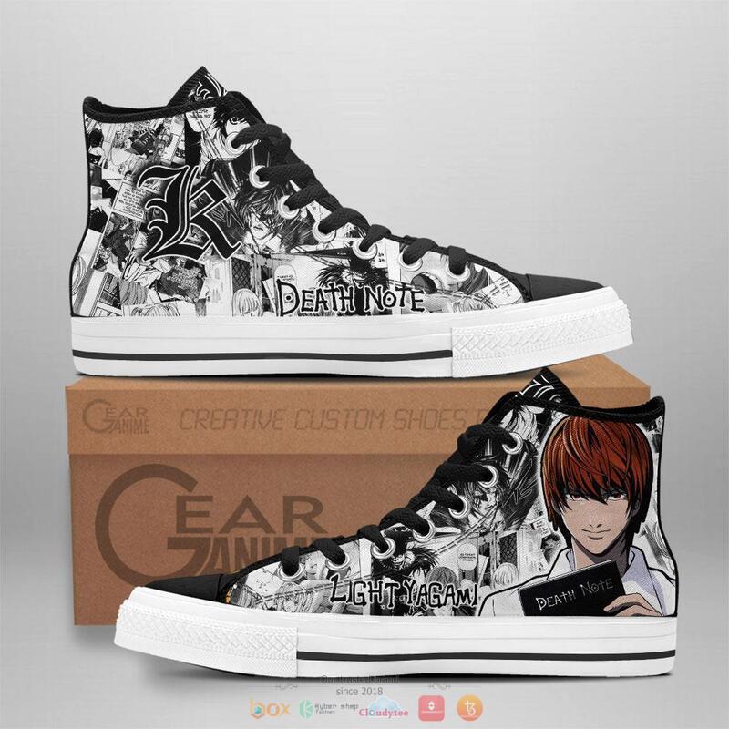 Death_Note_Light_Yagami_Anime_canvas_high_top_shoes