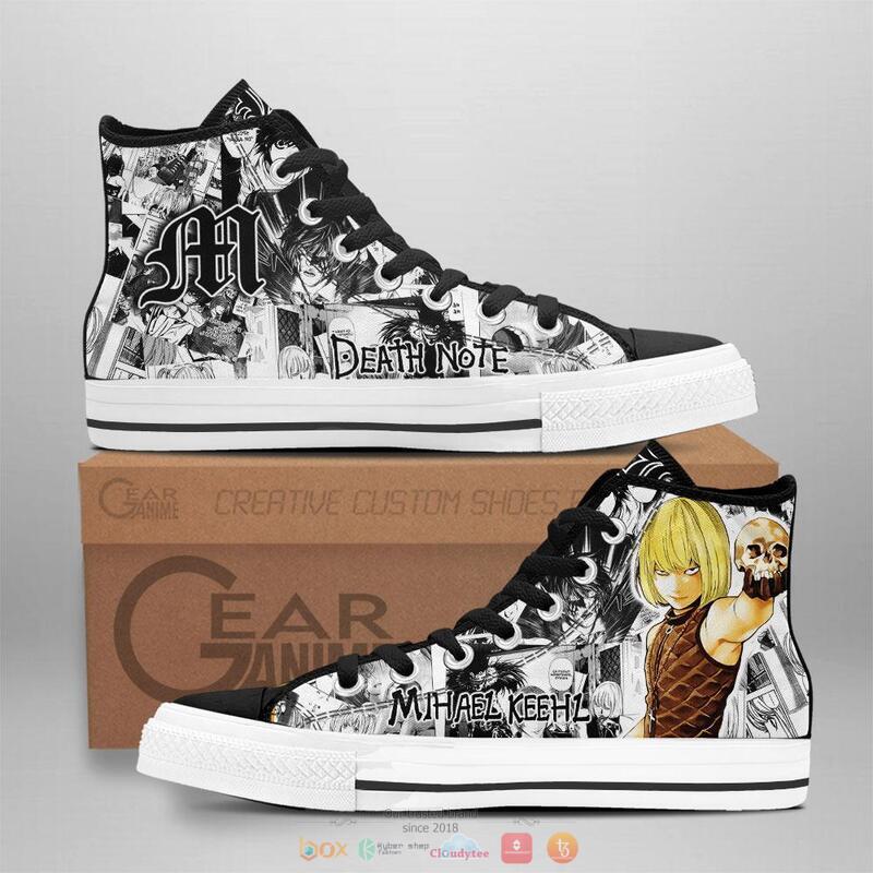 Death_Note_Mihael_Keehl_Anime_canvas_high_top_shoes