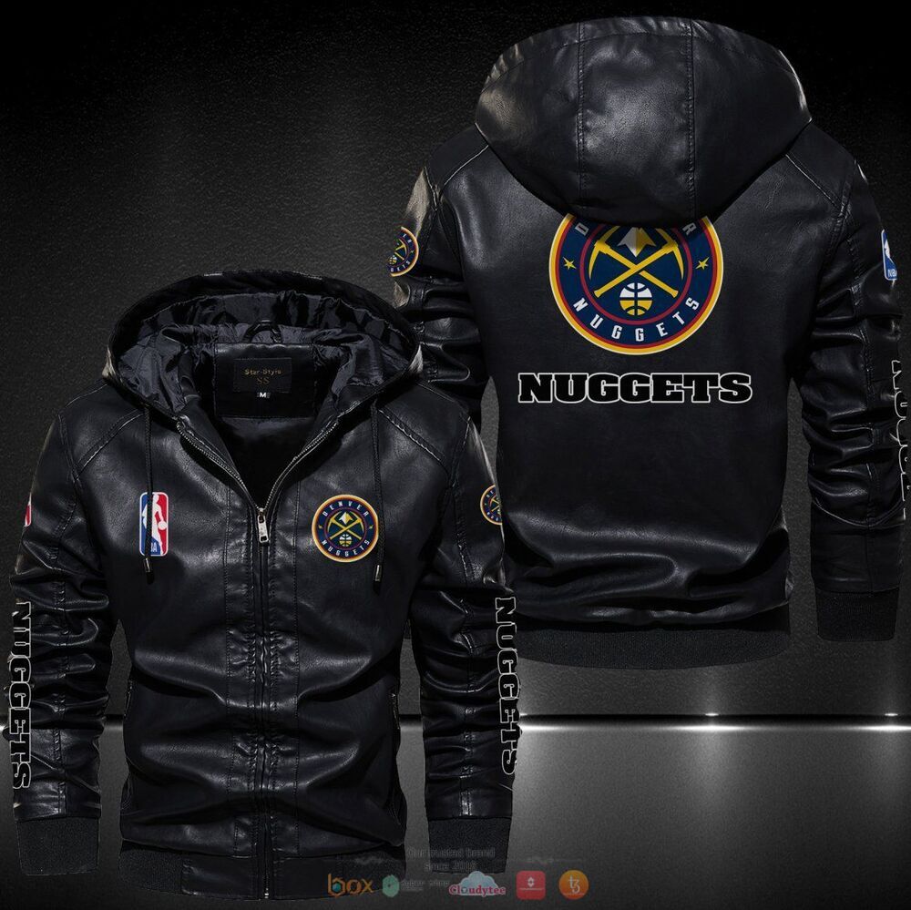 Denver_Nuggets_NBA_Leather_Jacket_Hat