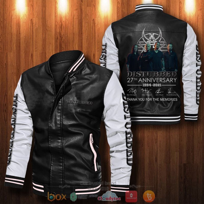 Disturbed_27th_Anniversary_Bomber_leather_jacket