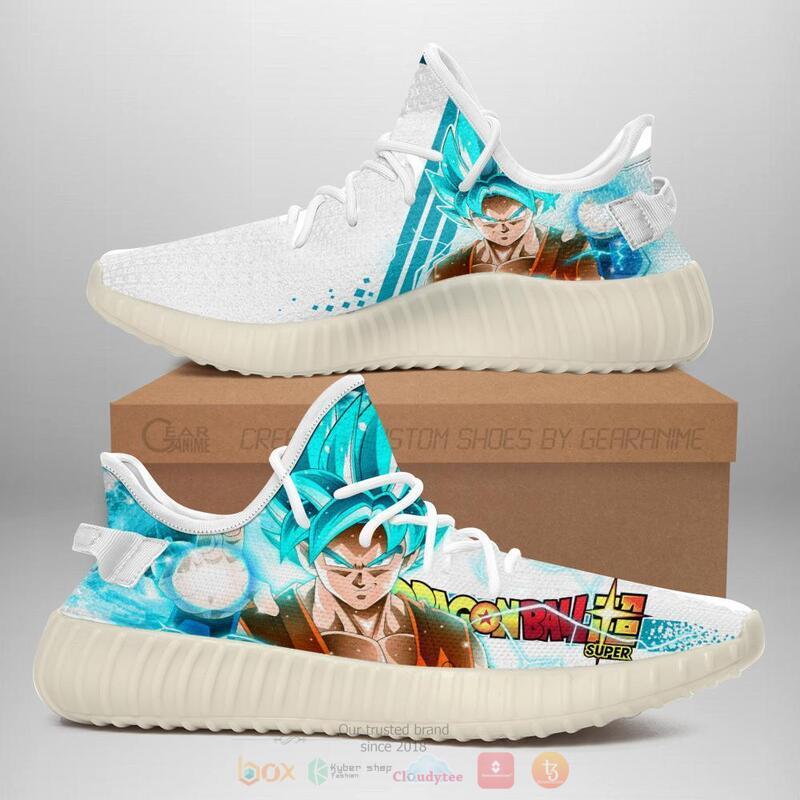 Dragon_Ball_Goku_Blue_Yeezy_Sneaker_shoes