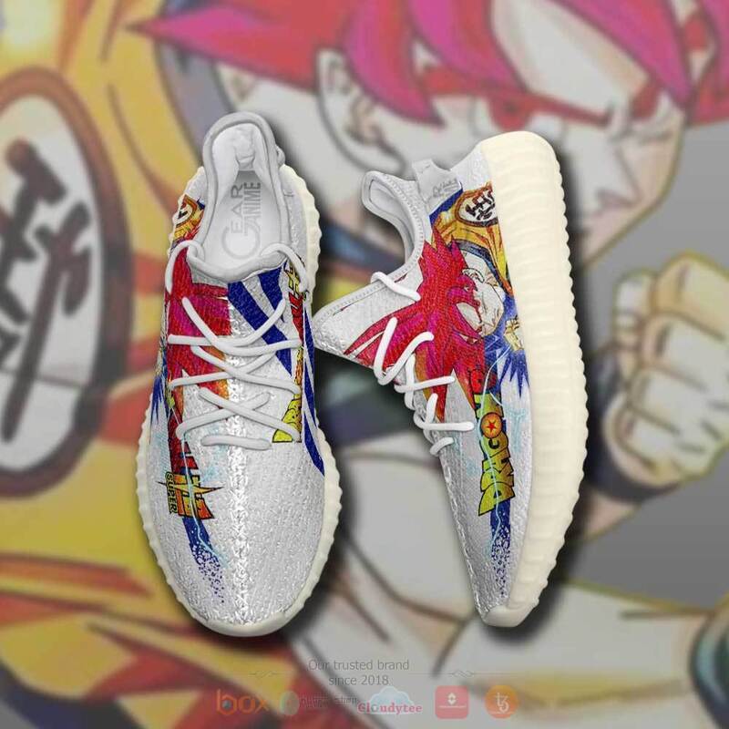 Dragon_Ball_Goku_Saiyan_God_Yeezy_Sneaker_shoes_1
