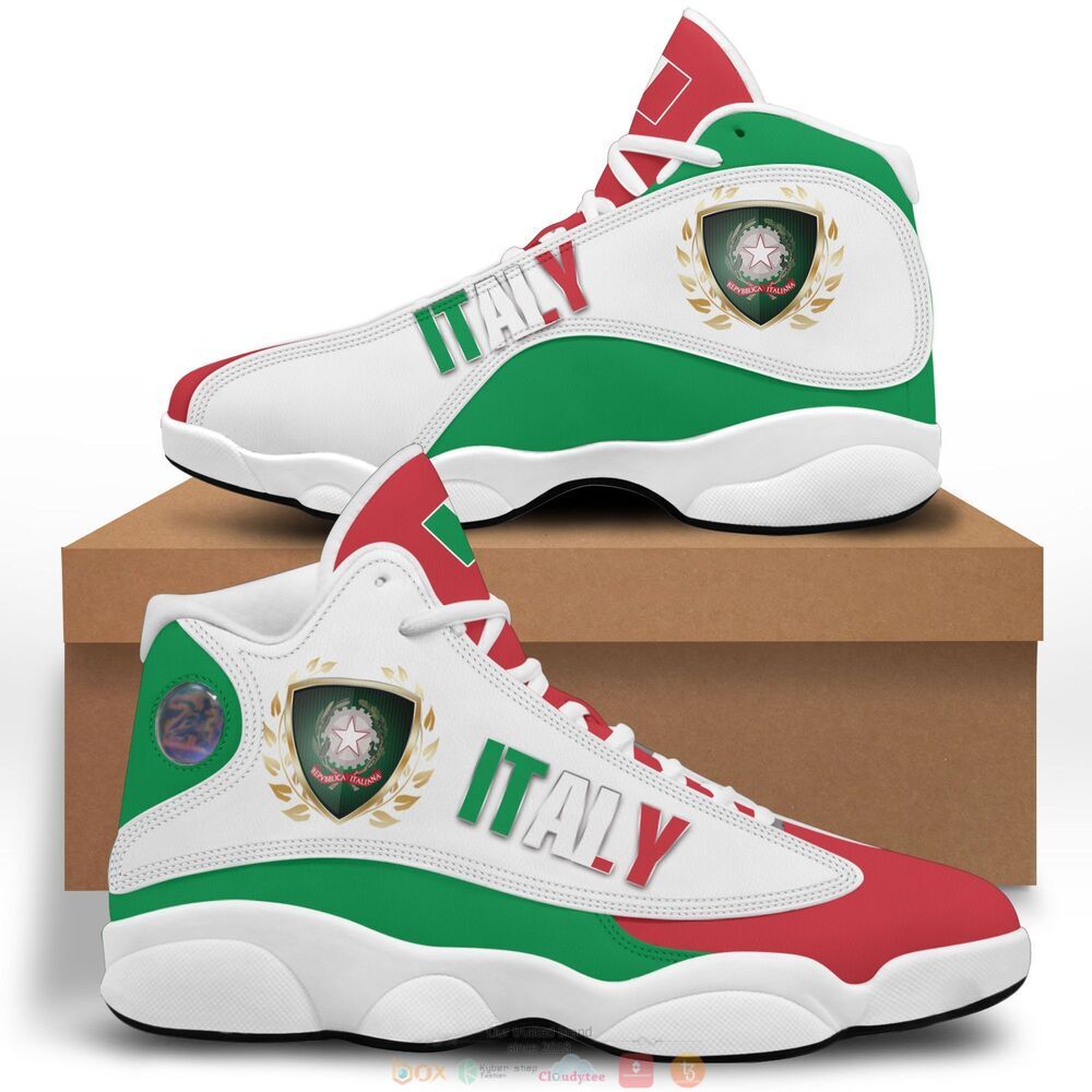 Emblem_of_Italy_red_white_Air_Jordan_13_shoes