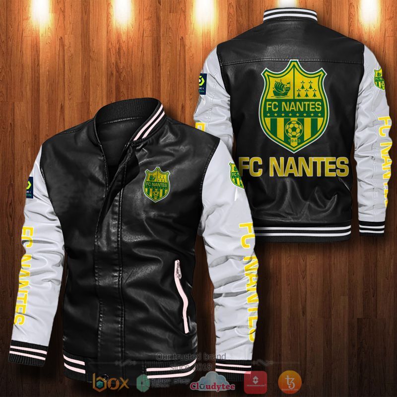 FC_Nantes_Bomber_leather_jacket