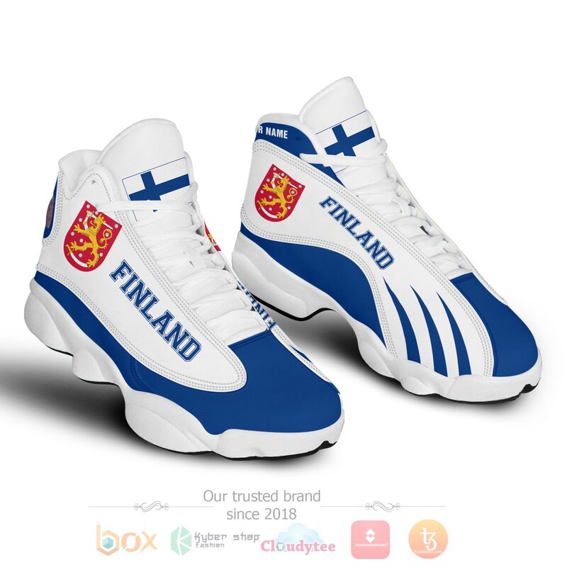 Finland_Personalized_Air_Jordan_13_Shoes_1