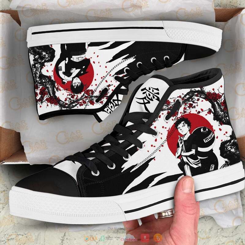 Gaara_Anime_Naruto_canvas_high_top_shoes_1