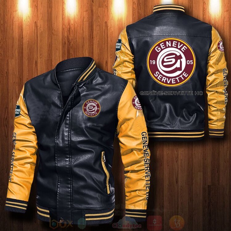 Geneve-Servette_HC_Bomber_Leather_Jacket