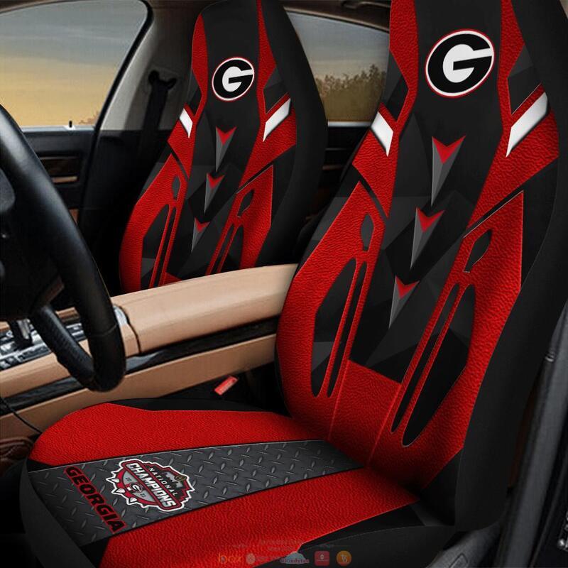 Georgia_Bulldog_National_Champions_black_red_car_seat_cover_1