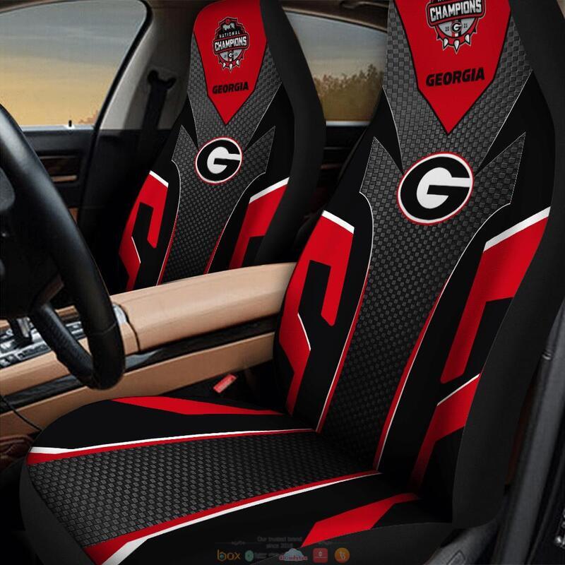 Georgia_football_National_Champions_2021_black_red_car_seat_cover