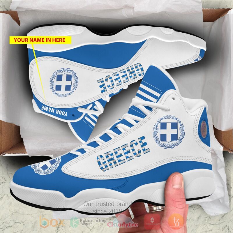Greece_Personalized_Air_Jordan_13_Shoes