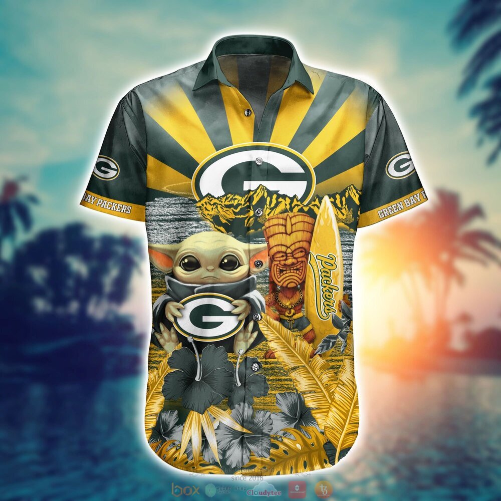 Green_Bay_Packers_NFL_Baby_Yoda_Hawaiian_Shirt_Shorts_1