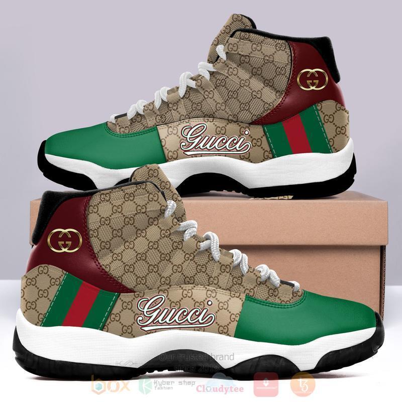 Gucci_Stripes_Air_Jordan_11_Shoes