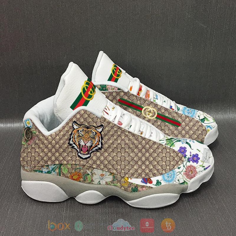 Gucci_Tiger_and_Flower_Air_Jordan_13_Shoes