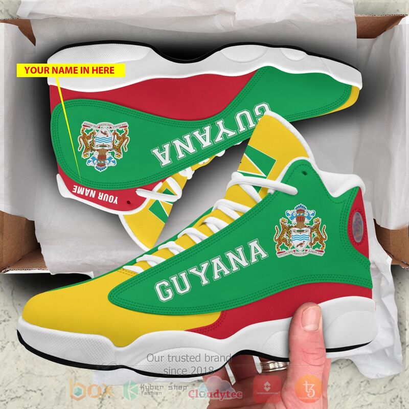 Guyana_Personalized_Air_Jordan_13_Shoes