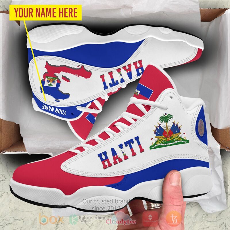Haiti_Logo_Personalized_Air_Jordan_13_Shoes