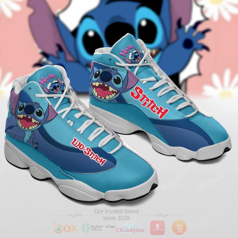Hello_Lilo_and_Stitch_Air_Jordan_13_Shoes