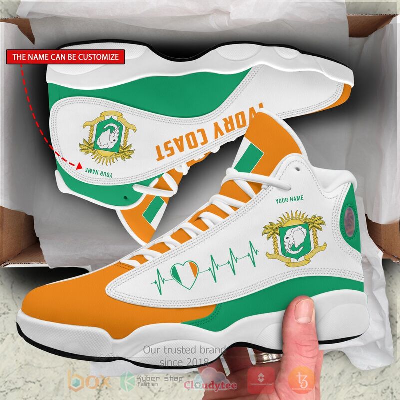Ivory_Coast_Personalized_Air_Jordan_13_Shoes_1
