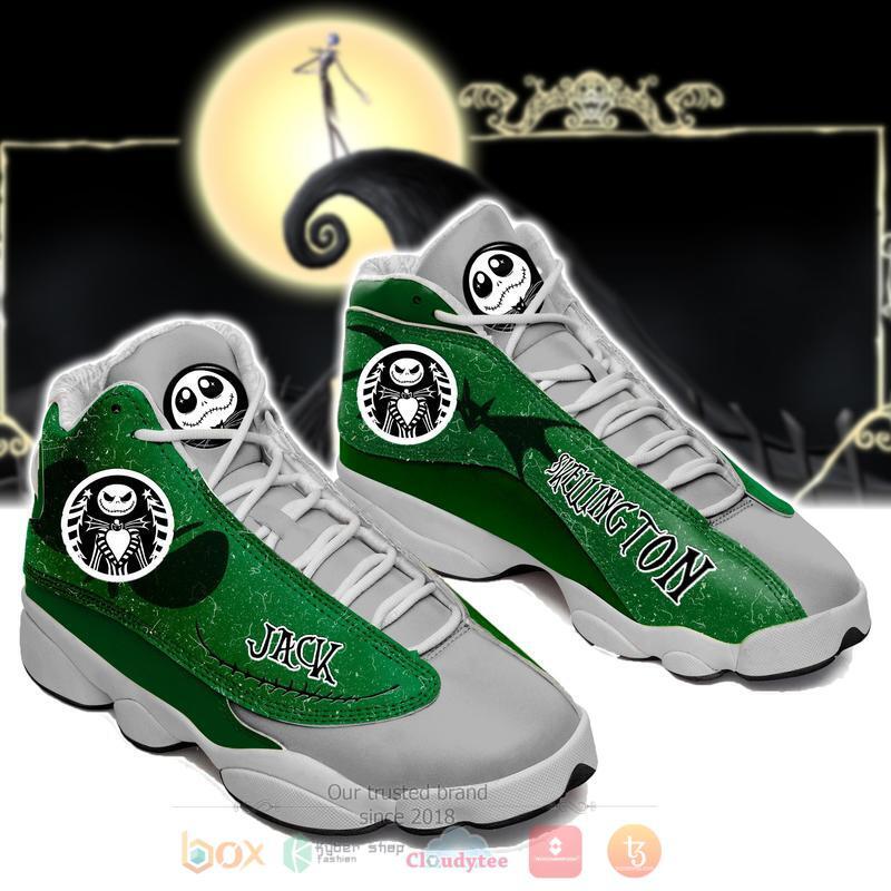 Jack_Skellington_Green_Air_Jordan_13_Shoes