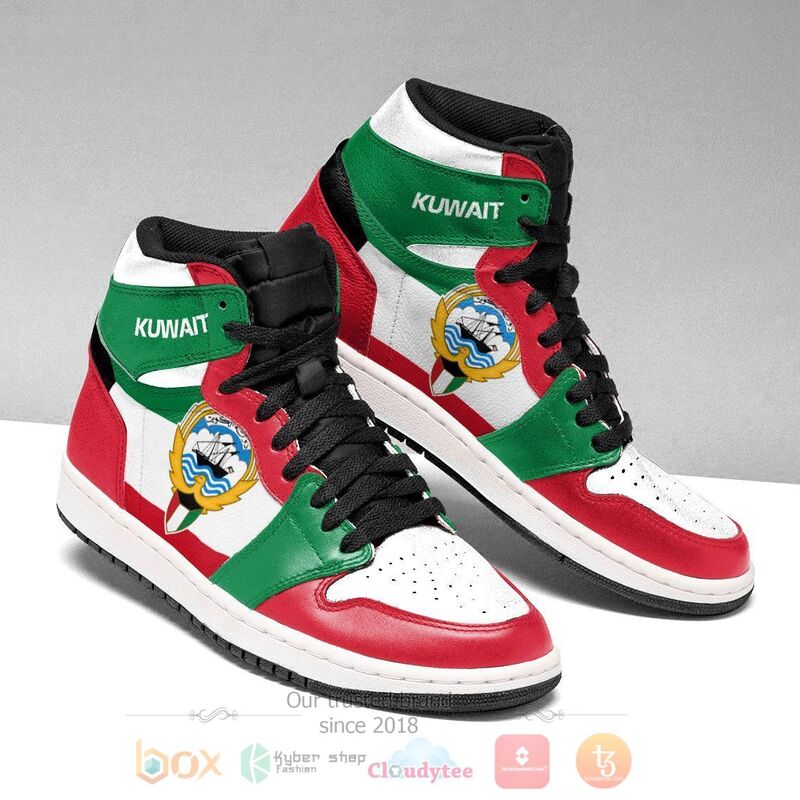 Kuwait_Personalized_Air_Jordan_High_Top_Sneakers