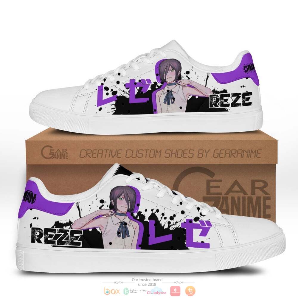 Lady_Reze_Anime_Chainsaw_Man_Skate_Stan_Smith_Shoes