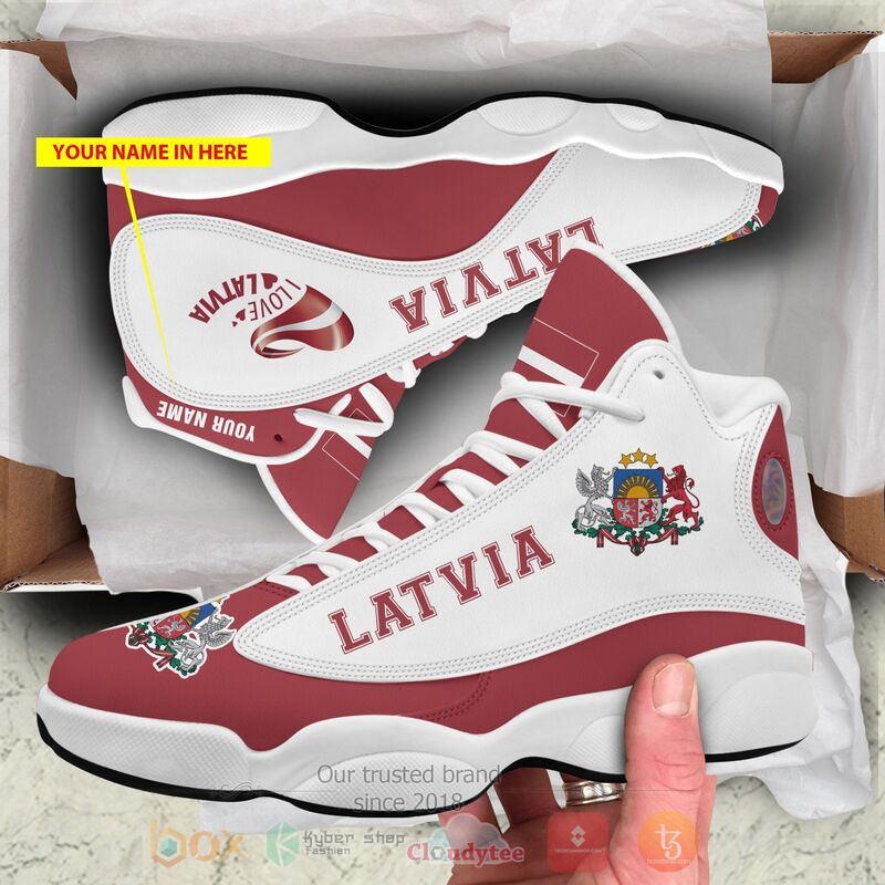 Latvia_Personalized_Air_Jordan_13_Shoes