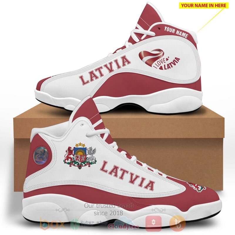 Latvia_Personalized_Air_Jordan_13_Shoes_1