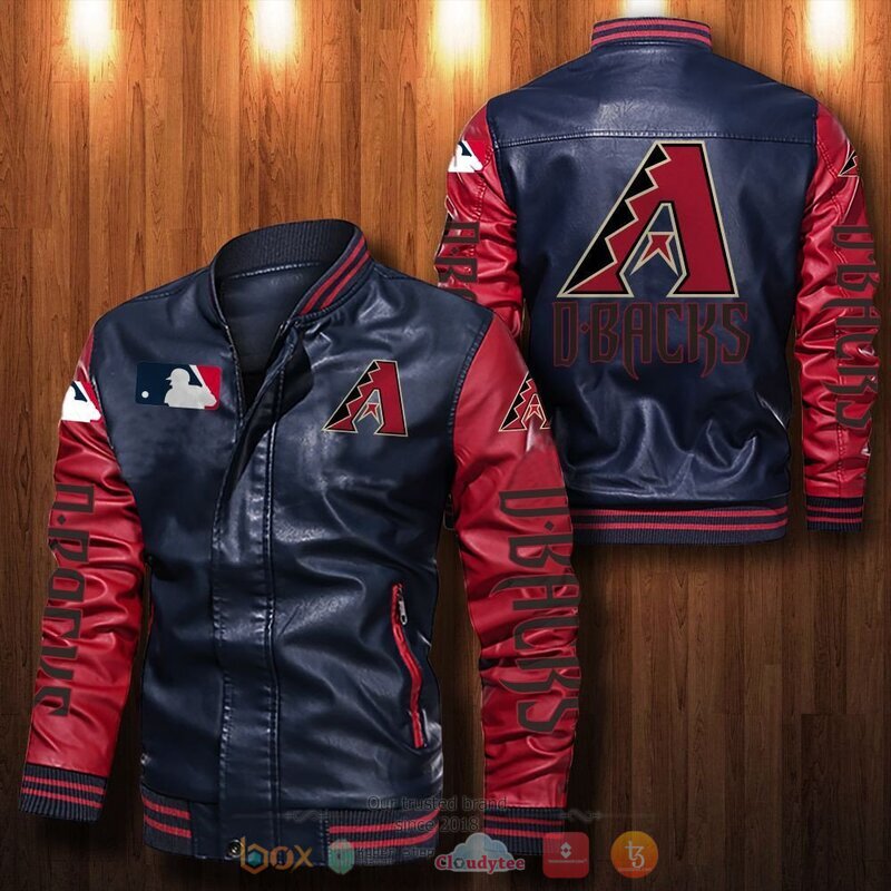 MLB_Arizona_Diamondbacks_Bomber_leather_jacket_1