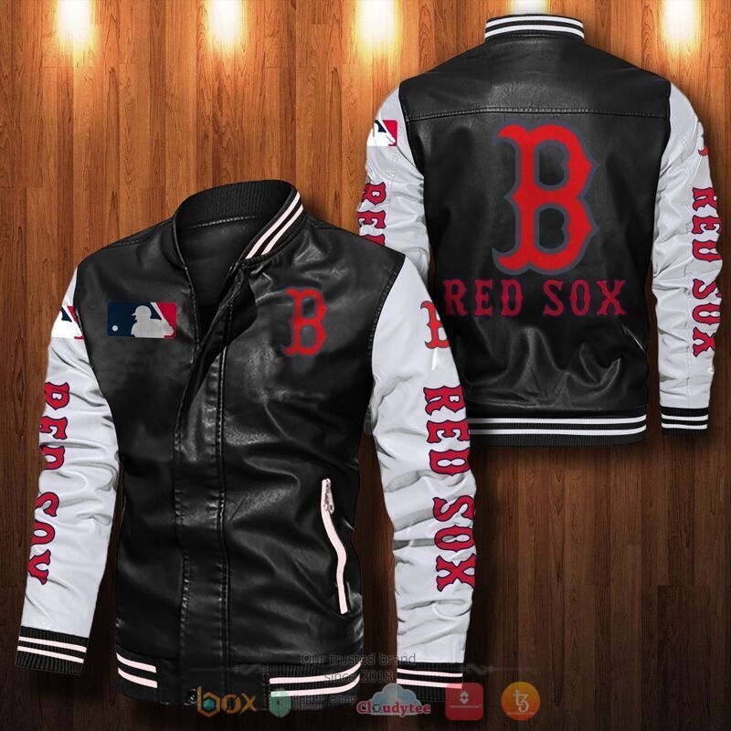 MLB_Boston_Red_Sox_Bomber_leather_jacket