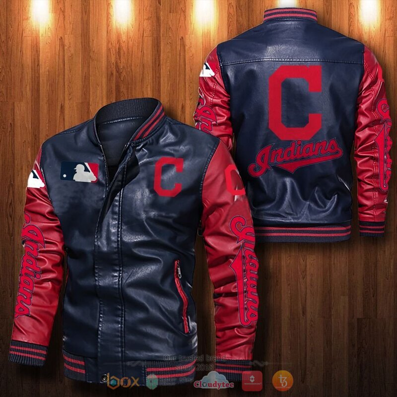 MLB_Cleveland_Indians_Bomber_leather_jacket_1
