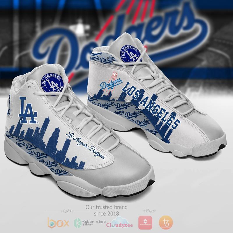 MLB_Los_Angeles_Dodgers_Baseball_Team_City_Air_Jordan_13_Shoes