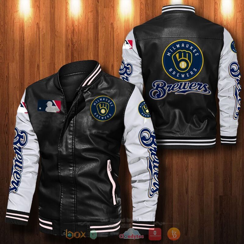 MLB_Milwaukee_Brewers_Bomber_leather_jacket