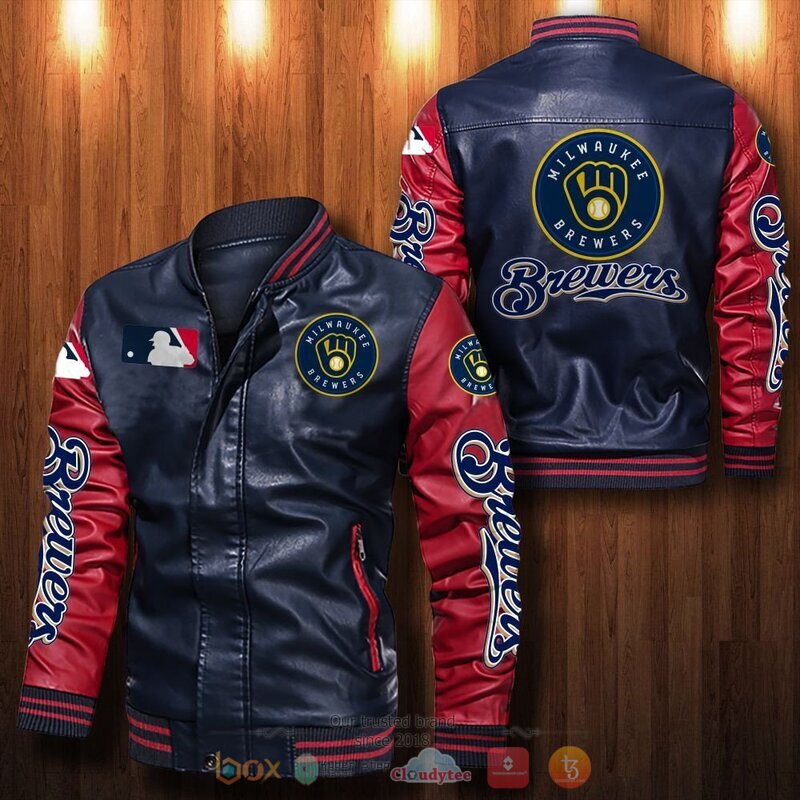 MLB_Milwaukee_Brewers_Bomber_leather_jacket_1
