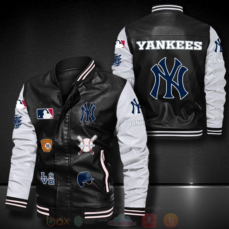 MLB_New_York_Yankees_Baseball_Team_Bomber_Leather_Jacket