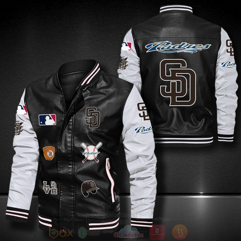 MLB_San_Diego_Padres_Bomber_Leather_Jacket