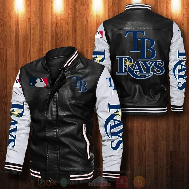 MLB_Tampa_Bay_Rays_Bomber_Leather_Jacket