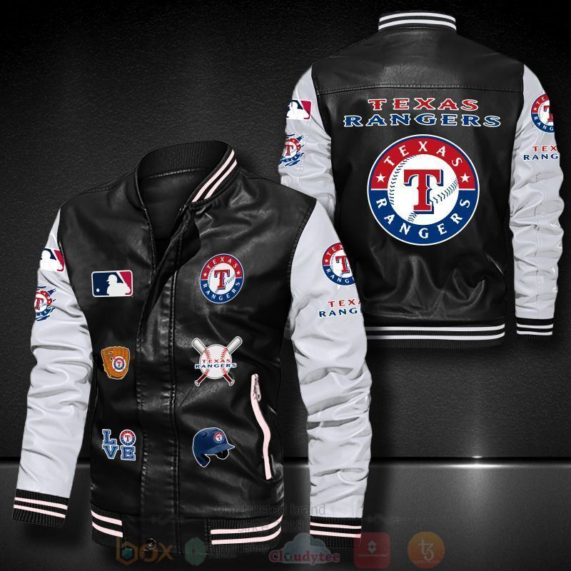 MLB_Texas_Rangers_Baseball_Team_Bomber_Leather_Jacket